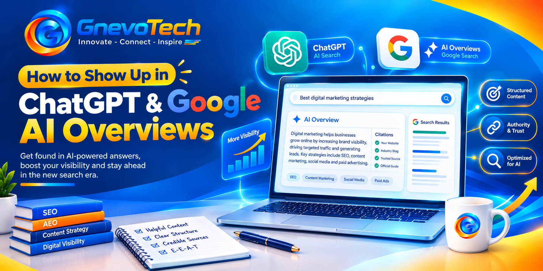 How to Show Up in ChatGPT & Google AI Overviews