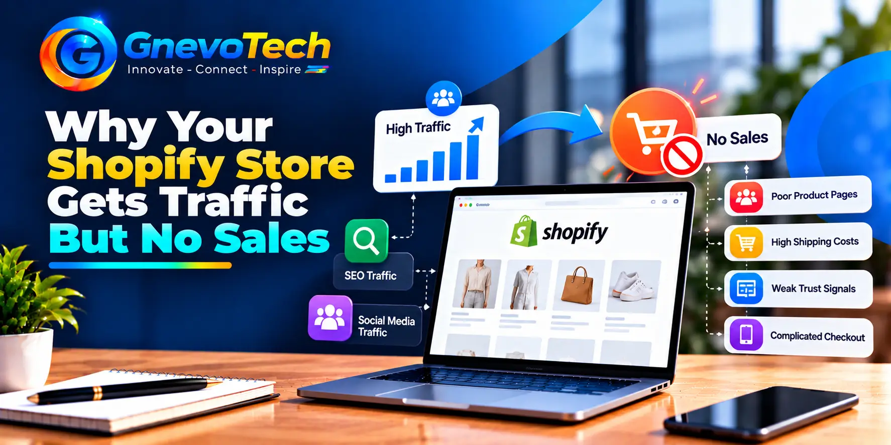 Why Your Shopify Store Gets Traffic But No Sales