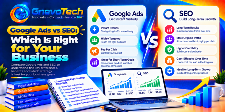 Google Ads vs SEO: Which Is Right for Your Business in 2026?