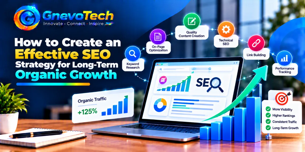 How to Create an Effective SEO Strategy for Long-Term Organic Growth