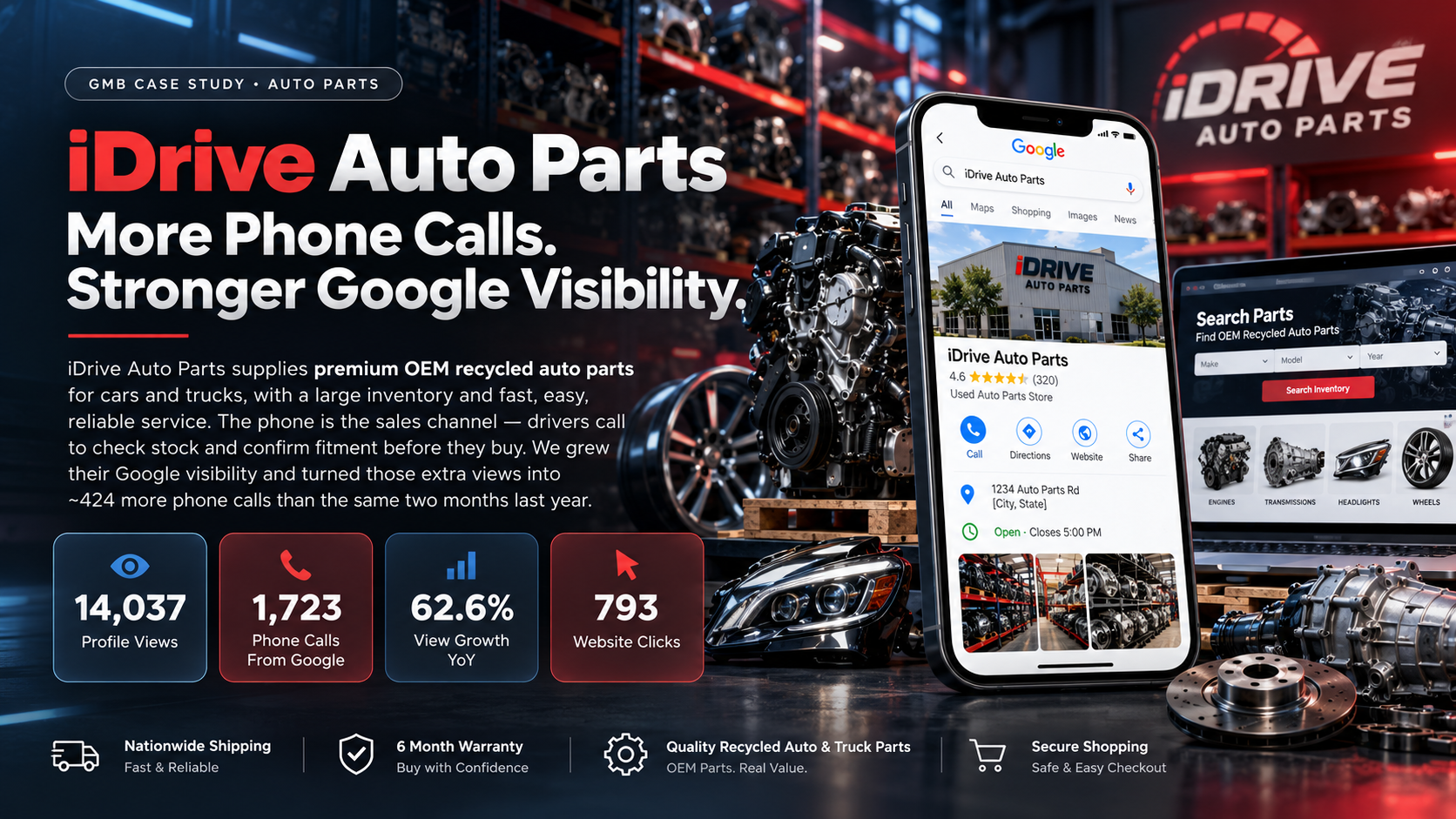 iDrive Auto Parts case study